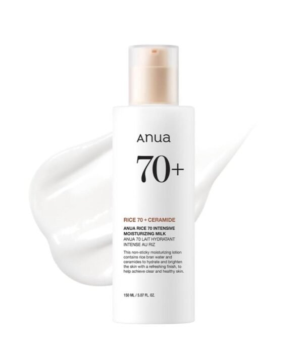 Anua Rice 70+ Intensive Moisturizing Milk – 150ml